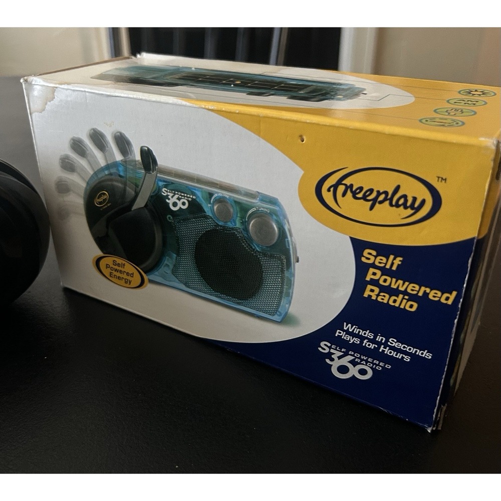 Freeplay S360 Self Powered Energy Radio Clear Emergency Camping